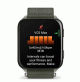 Venu X1-Moss with Titanium Caseback and Moss ComfortFit Nylon Band- 010-02980-03- Garmin 